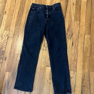 denim forum, the arlo high rise straight 28L